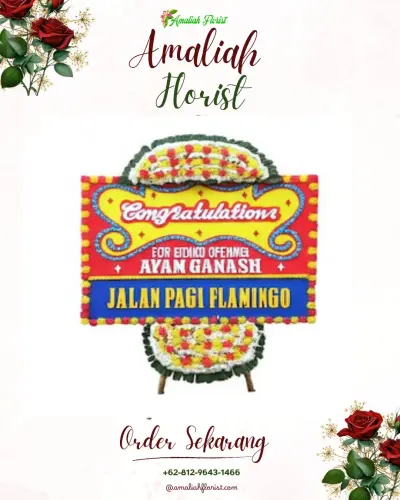 Bunga Papan Congratulation di Prajuritkulon